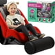 thumbnail image 1 of Reposapiés para asiento de auto Swanoo de cuero negro con correas ajustables, 1 of 6