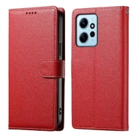 Funda Para Foxdock Xiaomi Redmi Note 12 4G– Cuero Premium, 3 Ranuras Para Tarjetas, Protección Contra Impactos
