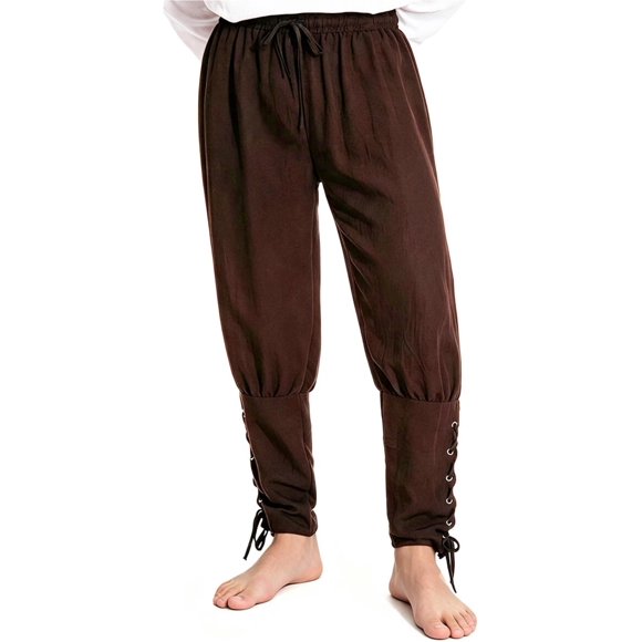 PANTALONES Coser Park Renacimiento con Puño en el Tobillo – Adultos