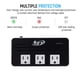 thumbnail image 5 of Convertidor de voltaje de potencia clave de 230 W, 220 V a 110 V con USB-C de 18 W, 5 of 8