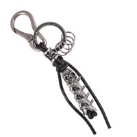 Gino Rodinis - Llavero Cuero Hombre Ll122 Negro