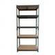 thumbnail image 1 of Estante Metalico 5 Repisas Madera 180x90x40cm Negro, 1 of 2