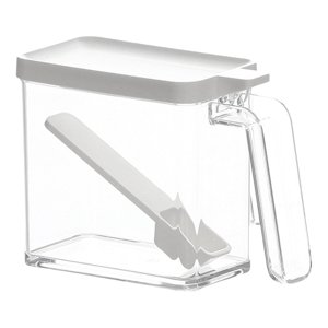 Bothyi - Caja Transparente Para Condimentos, Recipiente Para Sal Con Tapa, Asa Y Cuchara