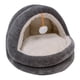 thumbnail image 2 of Linda Cama Para Gatos Con Juguete De Pelota Fondo Antideslizante Cosy Kitten Cave Kennel Cama Para Perros S Gris, 2 of 5