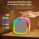 thumbnail image 2 of Parlante Bluetooth JYX, Mini Parlante Karaoke Con 2 Micrófonos Inalámbricos, Compatible Con Entrada Tf/ Aux, Parlante Bluetooth Con voz Mágica Divertida, K12-B, 2 of 9