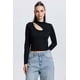 thumbnail image 1 of Polera Mujer Cut Out Negro, 1 of 4