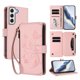 thumbnail image 1 of Funda Cartera Mariposa para [Samsung Galaxy S22 5G] con Soporte y Cremallera Rosa, 1 of 6