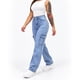 thumbnail image 3 of Jeans Cargo Mujer Celeste Jeans Tiro Alto Elasticado, 3 of 5