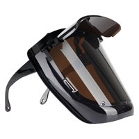 Magideal - Usando Una De Esmerilado Resistente Al Calor Con Escudo De Soldadura, De Soldadura A Prueba De Salpicaduras De Protección Marrón