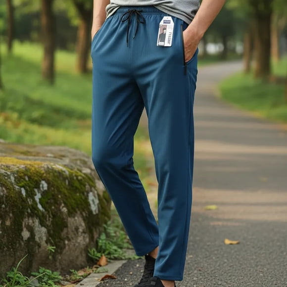 Pack 3 Pantalones Buzo Hombre Liso Secado Rápido Sin Puño