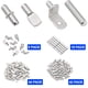 thumbnail image 4 of Kit de alfileres Cerpourt para estantes, 104 unidades, niquelados, 4 of 7
