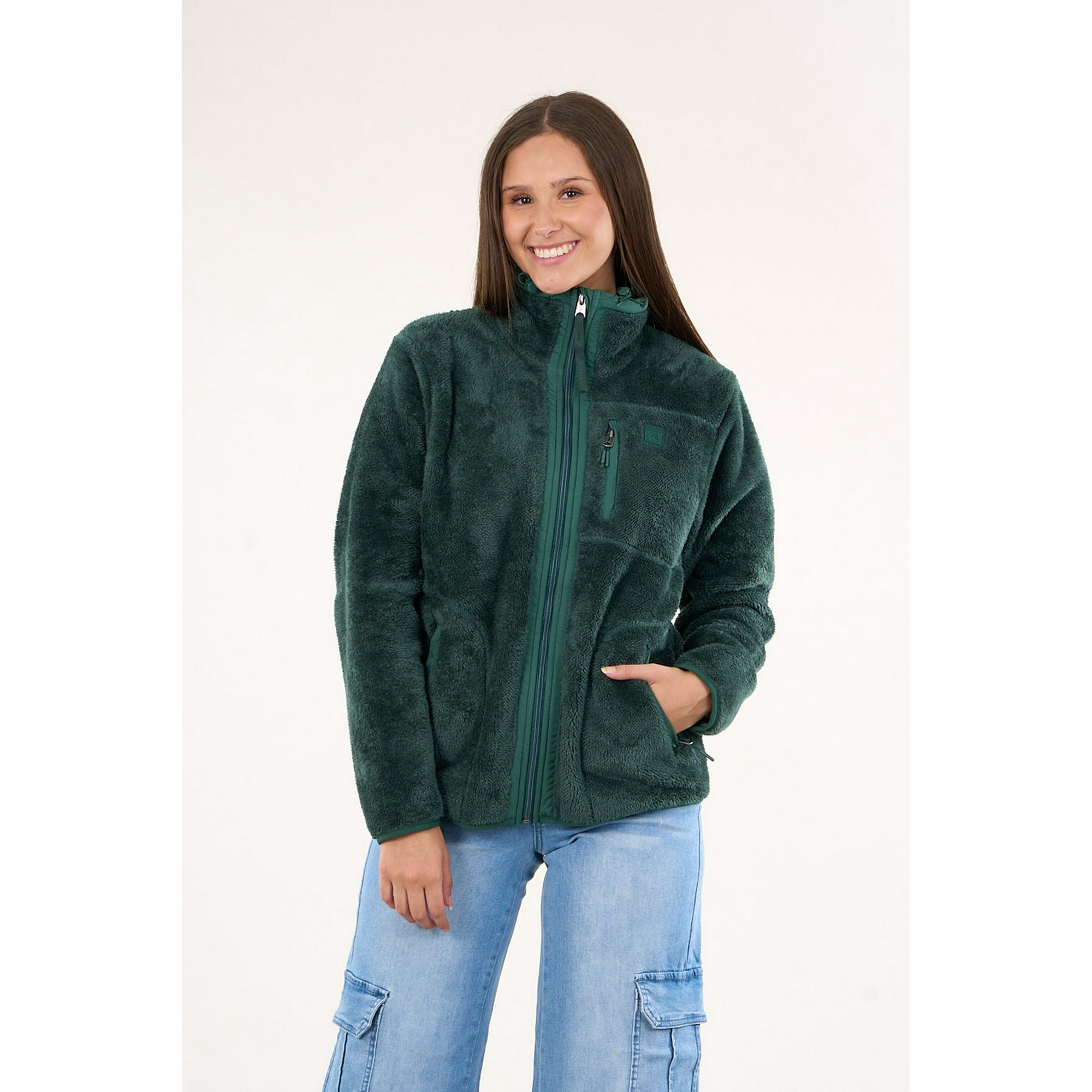 Polemic - Poleron Polar Mujer Shaggy Cuello Alto 8760