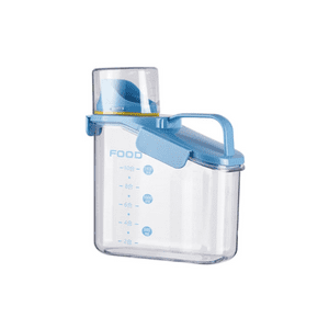 Estilodomus - Contenedor Hermético Con Dosificador Frasco Pequeño 1500Ml Azul 1.5L