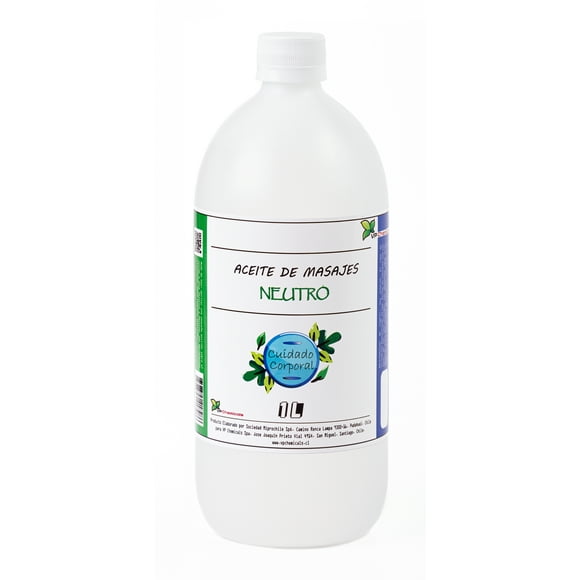 Aceite De Masajes Neutro Sin Fragancia 1 Litro
