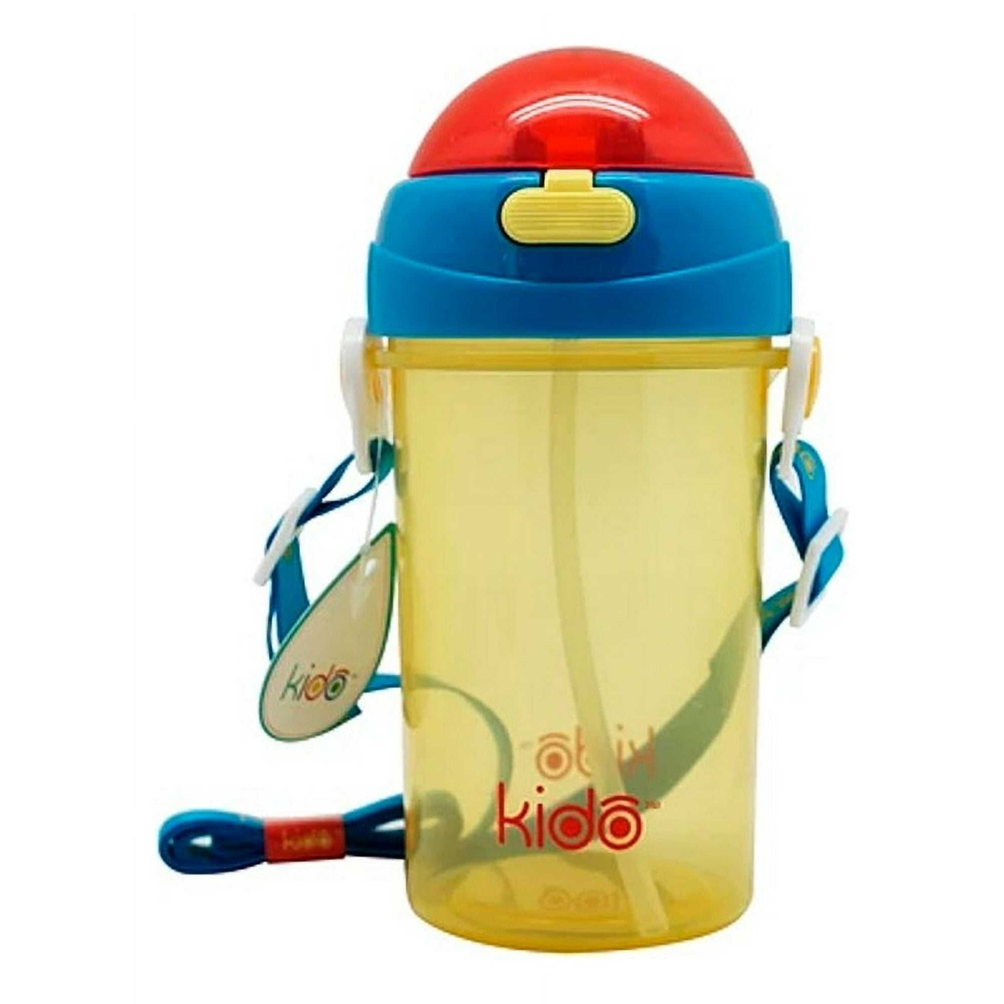 Disparo - Botella Para Agua Jugo Con Boton Kepp Kido Amarilla