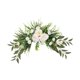 thumbnail image 1 of Arco De Boda Con Flores Artificiales Para Dintel De Porche Y Jardín, Color Blanco, 1 of 5