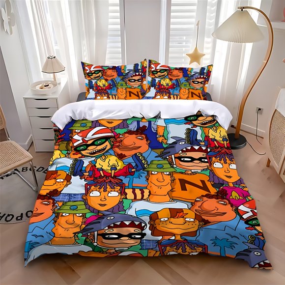 New Cartoon R-Rockets Powers Hot Printed Pattern Suitable Suitable for Home Bedrooms Guest Rooms