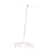 Magideal - Soporte De Pantalla De Flores Desktop Bouquet Fixator Soporte De Estante Ajustable Para , S White S Blanco