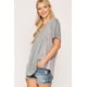 thumbnail image 2 of Top De Punto Acanalado Con Mangas Dolman Y Dobladillo Redondo S, 2 of 3