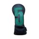 thumbnail image 2 of Protección De Cuero PU Etiqueta De Número De Golf Funda Para Cabeza De Palo De Golf Para Maderas Negro 5, 2 of 5