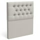 thumbnail image 4 of Cama Plaza y Media Gris Claro Perla Capitoné  + Colchon Mery Desing, 4 of 5