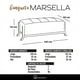 thumbnail image 3 of Banqueta Marsella Tela Velvet Beige, 3 of 3