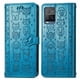 thumbnail image 2 of Funda Cartera FOXDOCK para VIVO Y21S , Flip PU con Relieve de Gatos y Perros, Tarjetero y Soporte, 2 of 6