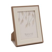 Vgo - Marco Plastico 10X15 Con Paspartu Marron