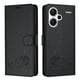 thumbnail image 1 of Funda tipo cartera FOXDOCK para Xiaomi Redmi Note 13 pro plus 5G con soporte, ranuras, RFID, diseño de gato, 1 of 5