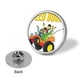 thumbnail image 3 of Speed Buggy-Theme Round Button Badge: Premium Metal Construction, Ideal for High-End Events 2.8 cm, 3 of 6