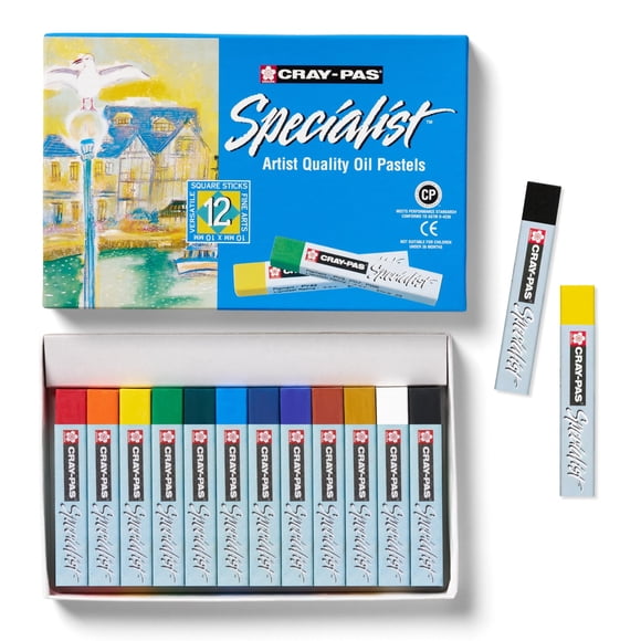 Set de pasteles al óleo SAKURA Cray-Pas Specialist de 12 colores