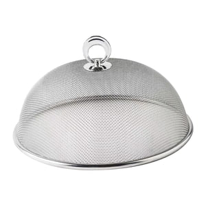 Magideal - Carpa De Acero Inoxidable Para Alimentos, Sombrilla, Cúpula Para Alimentos, Malla Fina Multifuncional, Cubierta Reutilizable Para Platos, Protector De Diámetro 28Cm