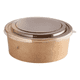 thumbnail image 2 of Bowl kraft 1300 ML con tapa ecológico 20 unidades, 2 of 3