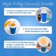 thumbnail image 5 of Vaso para Hacer Slushie Firjuty 500 mL DIY Mágico para Exprimir Azul, 5 of 8