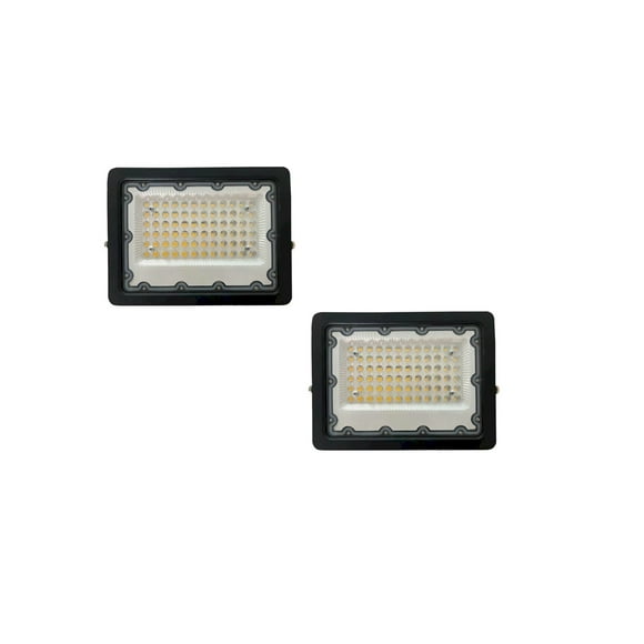 Pack  2 Proyector Reflector 20w Ip65 Luz Fría (6500k)