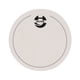 thumbnail image 1 of Parche de bombo protector de la cabeza de tambor para partes de instrumentos de percusión blanco para mascotas, 1 of 3