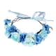 thumbnail image 2 of Diadema De Flores Para Mujer, Corona, Accesorios Delicados Para Fotos, Corona De Flores Rosas, Diadema Azul, 2 of 5
