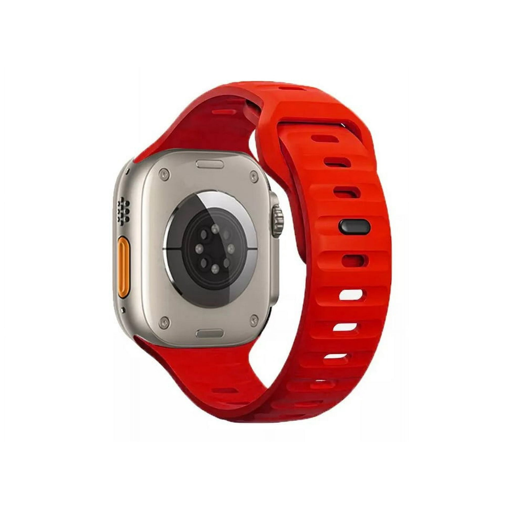 Genérico - Correa Sport Compatible Iwatch Apple Watch 42/44/45/49mm Rojo