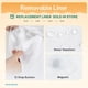 thumbnail image 4 of Cortina de ducha River Dream Heavyweight Waffle Weave White, 4 of 9