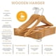 thumbnail image 5 of Perchas de madera Utopia Home Premium, paquete de 20, duraderas y delgadas, 5 of 9