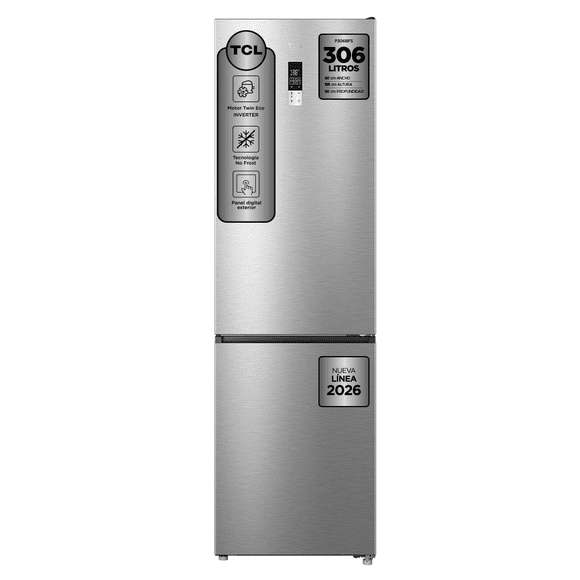 Refrigerador Bottom Freezer No Frost 306L P306BFS