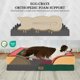 thumbnail image 3 of Cama ortopédica para perros Comfort Expression XL 114x89 cm con bordes elevados, 3 of 8