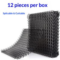 Xusx111 - 13""×16"" Cat Deterrent Mat, 12 Pack Cat Scat Mat Con Spike Cat Repellent Para La Cobertura Del Gatito Rede De Entrenamiento Disuasiva De Excavación Para Animales (12 Pack / 13""×16"")