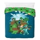 thumbnail image 5 of Juego De Funda De Edredón Minecraft De 3 Piezas Tamaño Completo Azul, 5 of 7