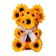 thumbnail image 1 of Muñeca De Juguete De Oso De Decoración Para El Hogar Con Oso De Flores Artificiales Para Niños De Aniversario De Boda, 1 of 5