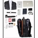 thumbnail image 3 of Mochila Cabina 48x30x25 Avión Deluxe Expandible Impermeable Negro Talla Única, 3 of 9