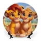 thumbnail image 1 of El rey león Simba Plato decorativo de porcelana fina (bone china), plato decorativo de cerámica para hogar, oficina, soporte de pared, platos decorativos para dormitorio - 6 pulgadas (15 cm), 1 of 6