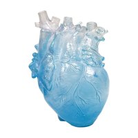 Bothyi - Florero En Forma De Corazón Maceta Esculturas De Corazón Para Comedor Manto Novedad Azul