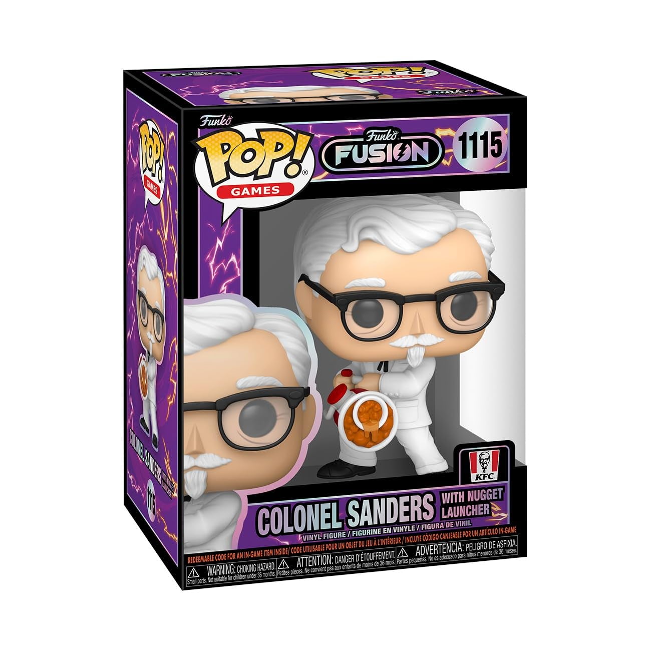 Figura De Vinilo Funko Pop Fusion Coronel Sanders 9,5 Cm