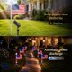 thumbnail image 2 of Luces Solares para Camino con Bandera Americana VOOYVEX Paquete de 8 Impermeables, 2 of 3